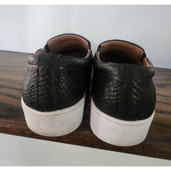 Pre-Owned VIONIC Splendid Snake Slip-On Women's Comfort Sneaker-Black - Size 7 - Picture 11 of 15